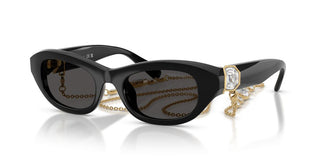 Swarovski SK 6036U women Black Cat Eye Sunglasses