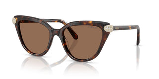 Swarovski SK 6039 women Havana Cat Eye Sunglasses