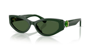 Swarovski SK 6045U women Green Cat Eye Sunglasses