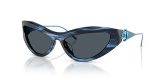 Swarovski SK 6046 women Blue Cat Eye Sunglasses
