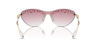 Swarovski Sk 7023 Women Gold Cat Eye Sunglasses