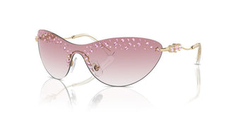 Swarovski Sk 7023 Women Gold Cat Eye Sunglasses