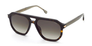 Lozza Sl4397 Unisex Havana Geometric Sunglasses