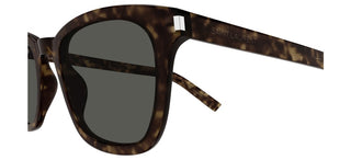 Saint Laurent Slim Sl 716/k Women Havana Squared Sunglasses