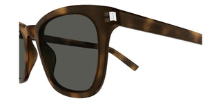 Saint Laurent Slim Sl 716/k Women Havana Squared Sunglasses