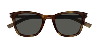Saint Laurent Slim Sl 716/k Women Havana Squared Sunglasses
