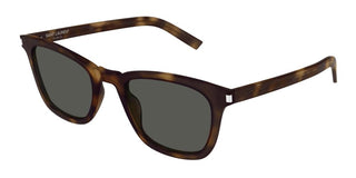 Saint Laurent Slim Sl 716/k Women Havana Squared Sunglasses