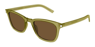Saint Laurent Slim Sl 716/k Women Green Squared Sunglasses