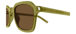 Saint Laurent Slim Sun Sl 715 Unisex Green Squared Sunglasses