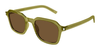 Saint Laurent Slim Sun Sl 715 Unisex Green Squared Sunglasses