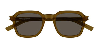 Saint Laurent Slim Sun Sl 715 Unisex Brown Squared Sunglasses
