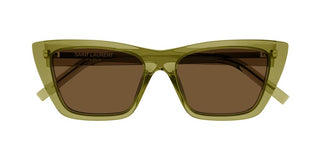 Saint Laurent SL 276 MICA women Green Cat Eye Sunglasses