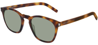 Saint Laurent SL 28 SLIM unisex Havana Geometric Sunglasses