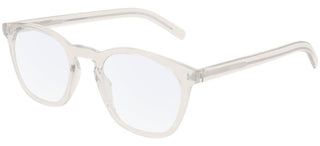 Saint Laurent SL 30 SLIM unisex Transparent Geometric Eyeglasses