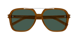 Saint Laurent SL 545 women Brown Geometric Sunglasses