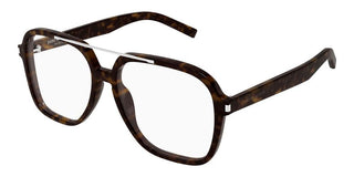 Saint Laurent SL 545 OPT women Havana Squared Eyeglasses