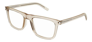 Saint Laurent SL 547 SLIM OPT men Brown Geometric Eyeglasses