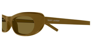 Saint Laurent SL 557 SHADE women Brown Round Sunglasses