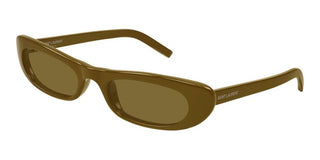 Saint Laurent SL 557 SHADE women Brown Round Sunglasses