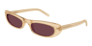 Saint Laurent SL 557 SHADE women Yellow Round Sunglasses