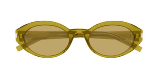 Saint Laurent SL 567 women Yellow Oval Sunglasses