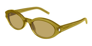 Saint Laurent SL 567 women Yellow Oval Sunglasses