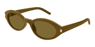 Saint Laurent SL 567 women Brown Round Sunglasses