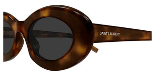 Saint Laurent SL 594 women Havana Oval Sunglasses