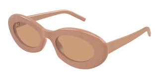 Saint Laurent SL 594 women Brown Oval Sunglasses