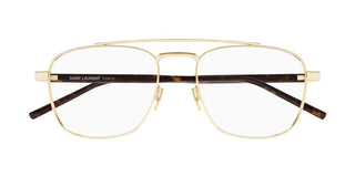 Saint Laurent SL 665 OPT unisex Gold Pilot Eyeglasses