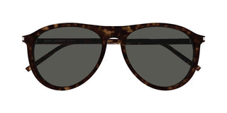 Saint Laurent SL 667 unisex Havana Pilot Sunglasses