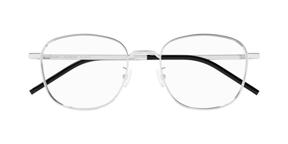 Saint Laurent Sl 682/f Unisex Silver Round Eyeglasses – Otticanet USA