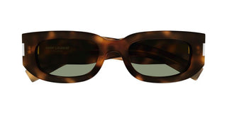 Saint Laurent SL 697 unisex Havana Shield Sunglasses