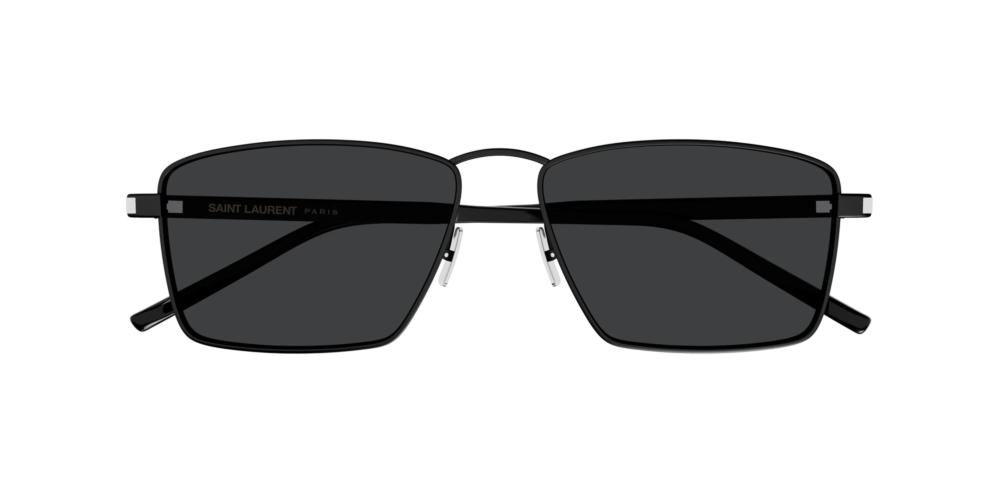 サングラス SAINT LAURENT Woman Sunglasses Black SL700 001 Saint Laurent Sl 700 Women Black Rectangle Sunglasses