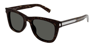 Saint Laurent Sl 712 Unisex Havana Squared Sunglasses