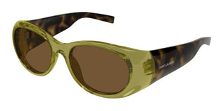 Saint Laurent SL 736 women Green Oval Sunglasses
