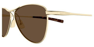 Saint Laurent SL 831 VESPER women Gold Pilot Sunglasses