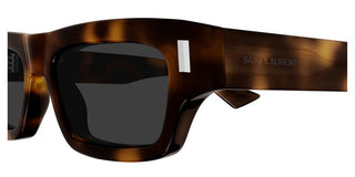 Saint Laurent SL 837 men Havana Squared Sunglasses
