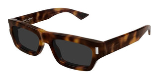 Saint Laurent SL 837 men Havana Squared Sunglasses