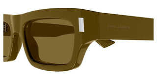 Saint Laurent SL 837 men Brown Squared Sunglasses