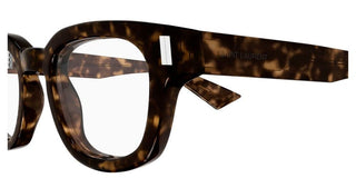 Saint Laurent SL 838 OPT unisex Havana Squared Eyeglasses