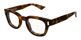 Saint Laurent SL 838 OPT unisex Havana Squared Eyeglasses