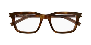 Saint Laurent SL 842 unisex Havana Geometric Eyeglasses