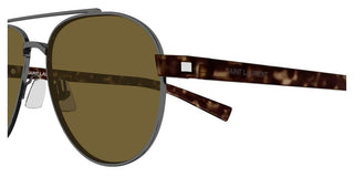 Saint Laurent SL 843 men Ruthenium Pilot Sunglasses
