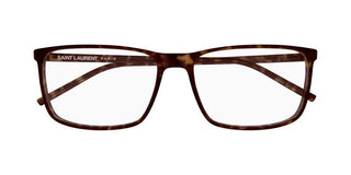 Saint Laurent SL 846 men Havana Squared Eyeglasses