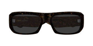 Saint Laurent SL 869 men Havana Squared Sunglasses