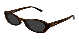 Saint Laurent SL 871 unisex Havana Oval Sunglasses