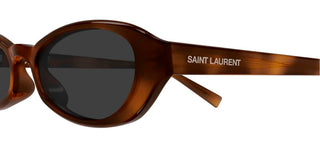 Saint Laurent SL 871 unisex Havana Oval Sunglasses