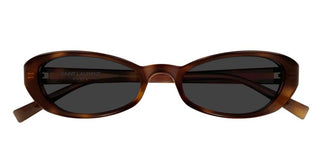 Saint Laurent SL 871 unisex Havana Oval Sunglasses