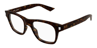 Saint Laurent SL 875 OPT men Havana Squared Eyeglasses